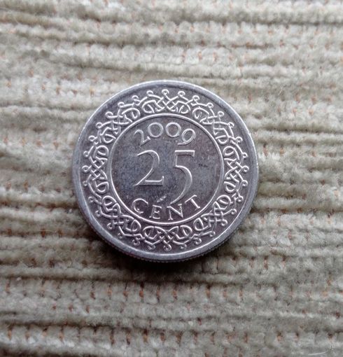 Werty71 Суринам 25 центов 2009
