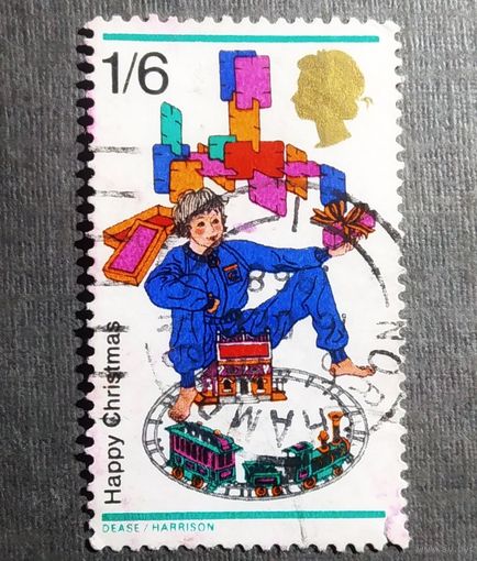 Марка Великобритания 1968 Рождество