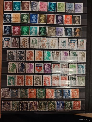 Лот гашенных стандартных марок мира