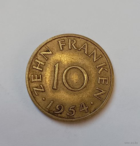 10 франков Саарленд 1954