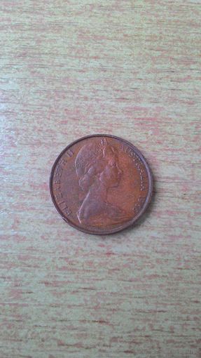 Австралия, 2 цента 1966 года.