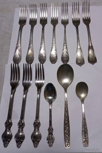 Мельхиор СССР 13 штук