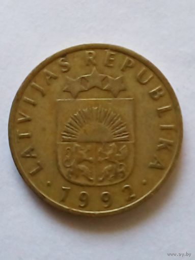 Латвия.5 сантим 1992 г.(2)