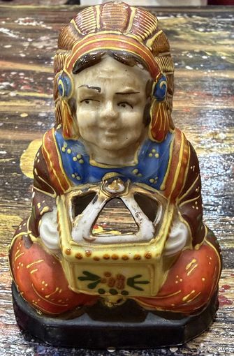 Винтажная фарфоровая статуэтка для благовоний Япония