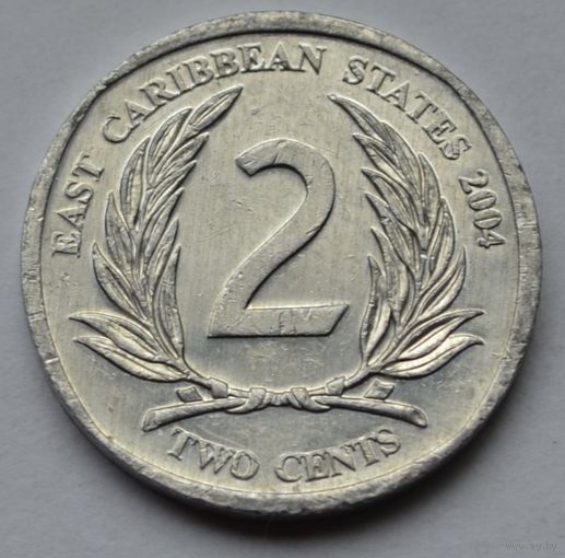 Восточные Карибы, 2 цента 2004 г.