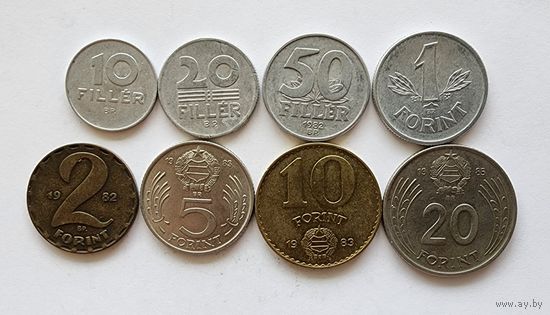 Венгрия набор монет 1982 -1985
