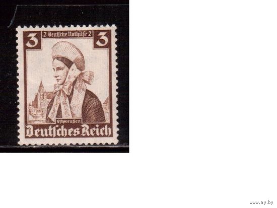 Германия-1935,(Мих.588)   **  , Женская одежда