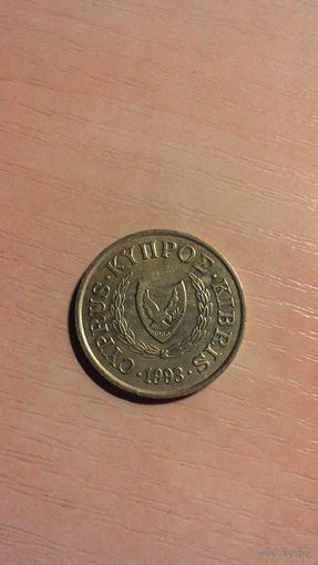 Кипр, 10 центов 1993.