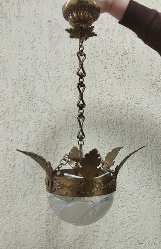 Люстра сталинский Ампир, бронза хрусталь