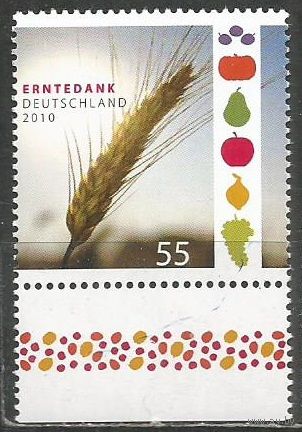 Германия. День Благодарения. 2010г. Mi#2826.