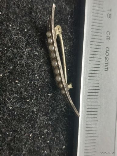 Брошь серебро