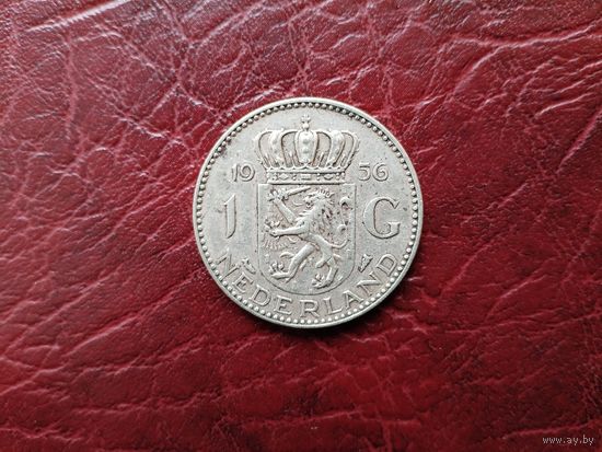 1 гульден Нидерланды 1956 г.