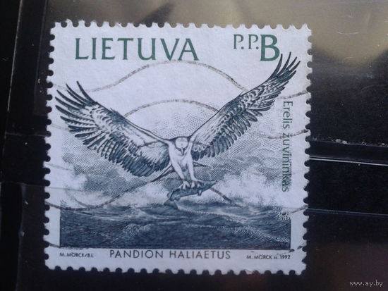 Литва 1992 Утка, марка из буклета