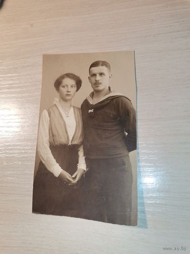 Военнослужащий в униформе Императорского Германского флота, времён ПВМ, размер 12*7.5 см.