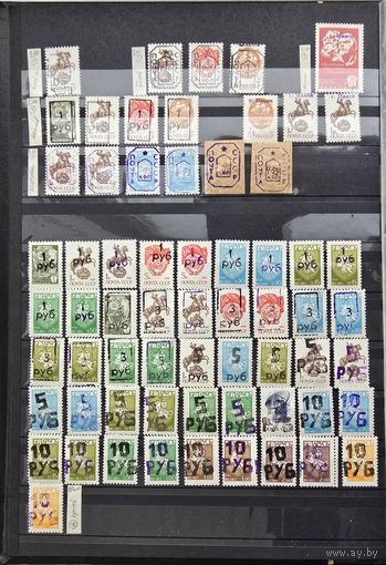 Коллекция. Почтовые марки БССР - СССР, РБ 1939 - 2002 г.г. Марки, квартблоки, малые листы.