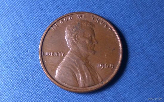 1 цент 1969. США.