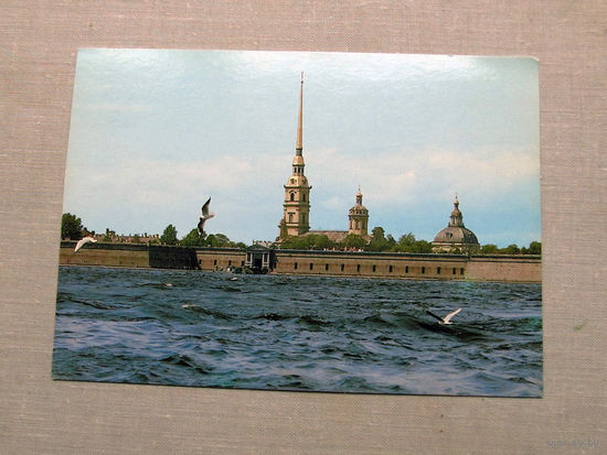 С016-5515 Открытка Ленинград Петропавловская крепость Фото Рязанцев Чистая 1985