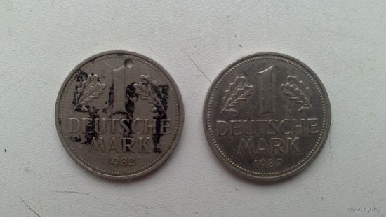 1 марка Германия(одним лотом)