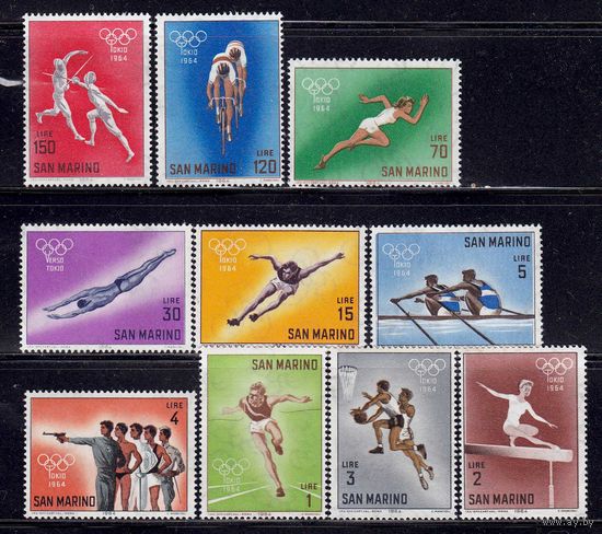 Сан Марино. 1964. Спорт. олимпийские игры