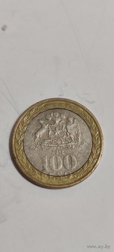 Чили 100 песос 2012