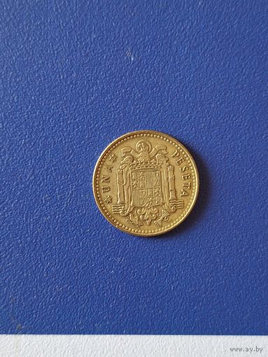 Испания 1 песета 1975 (78) года (Хуан Карлос)