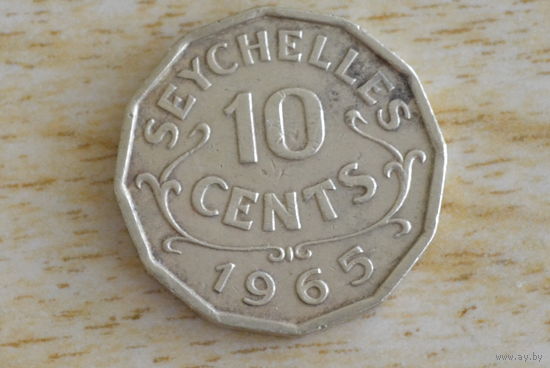 Сейшелы/Сейшельские острова/    10 центов 1965