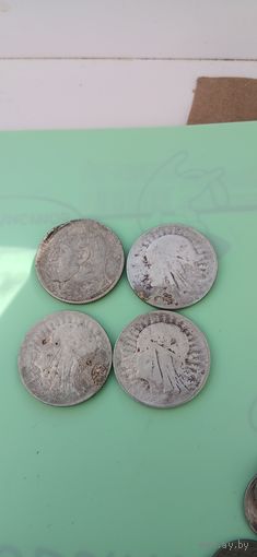 Сборный лот р .п. сербрянных монет