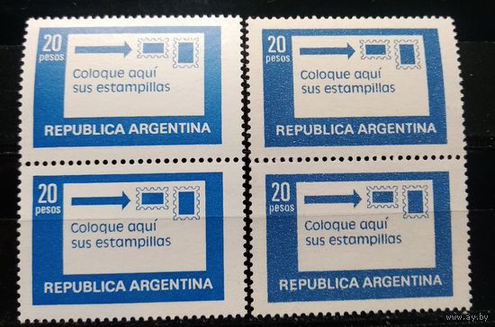 АРГЕНТИНА\174с\ 1978\1979 Стандарт. Почта. \ 1144в1144с кат.sellos postales argentinos 1856-1998\