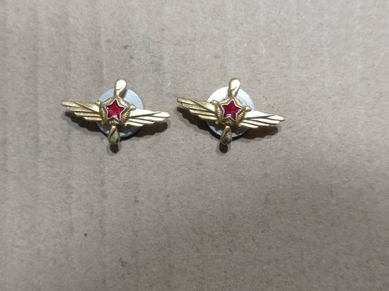 Эмблемы с погон ИАС ВВС СССР-(на винтах)