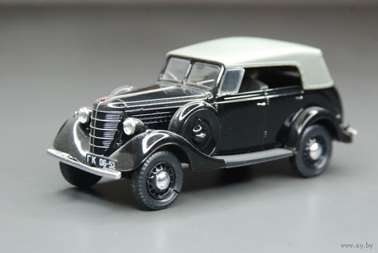 Модель автомобиля ГАЗ-61-40 1:43 (Наш автопром)