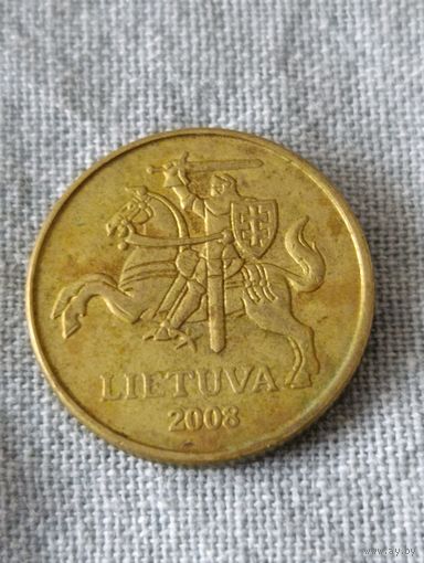 Литва. 20 центов 2008 года. (4)