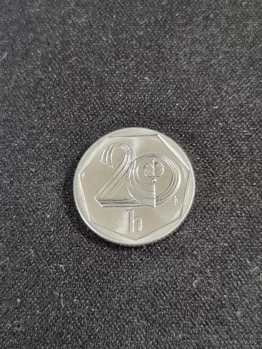 Чехия 20 геллеров 1998  UNC