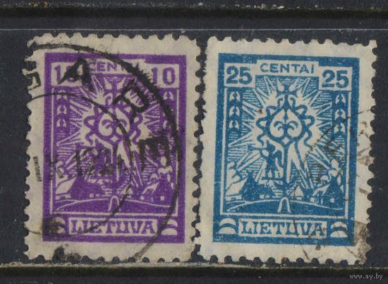 Литва Респ 1923 Литовский крест Стандарт #212-3