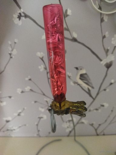 Елочная игрушка фонарик