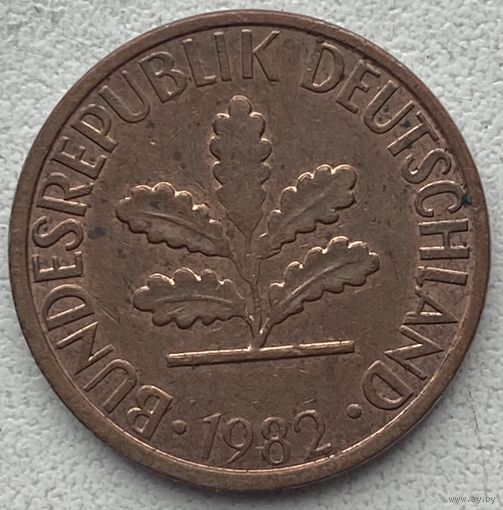 Германия 1 пфенниг 1982 г. J