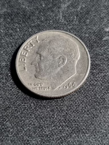 США 10 центов 1966