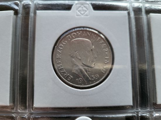 25 шиллингов 1959 Серебро 13 грамм 800 пробы 0,334 унции! Австрия 100 лет со дня смерти Иоганна Баптиста Австрийского! ВОЗМОЖЕН ОБМЕН!