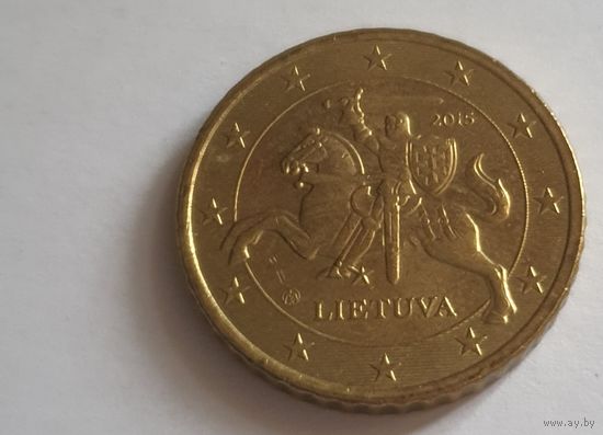Литва 2015 50 евроцентов