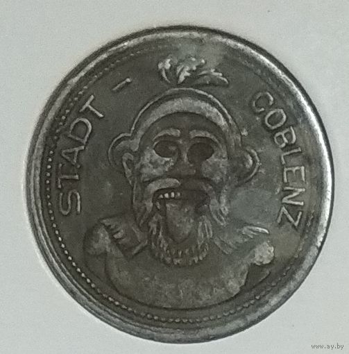Германия 10 пфеннигов 1920 г. Кобленц. Нотгельд. В холдере