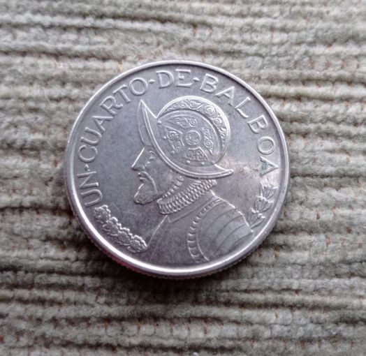 Werty71 Панама 25 сентесимо 1/4 бальбоа 2008 Конкистадор