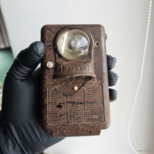 Старт с 1 Рубля !!! WW2 Германия Немецкий Полевой Фонарь BERKER Азбука Морзе !!!