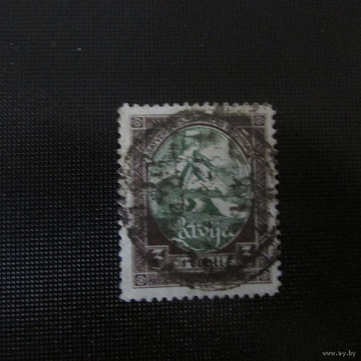 1927 Латвия  Latvia зубц  ГАШ