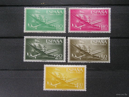 Испания Авиапочта , 4 марки (нет 4,8 Рт)