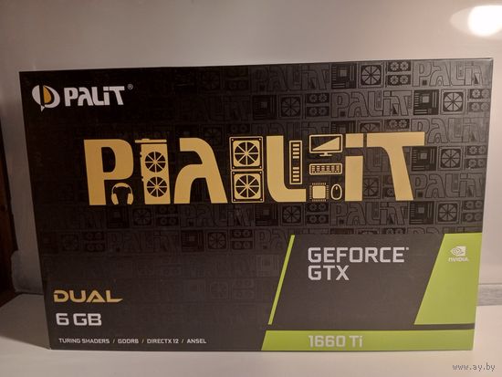 Коробка от видеокарты PALIT GF GTX 1660 Ti