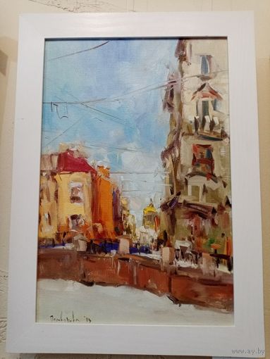 Потворова Татьяна "Питерский мотив", х.м. 60х40см, 2013г.