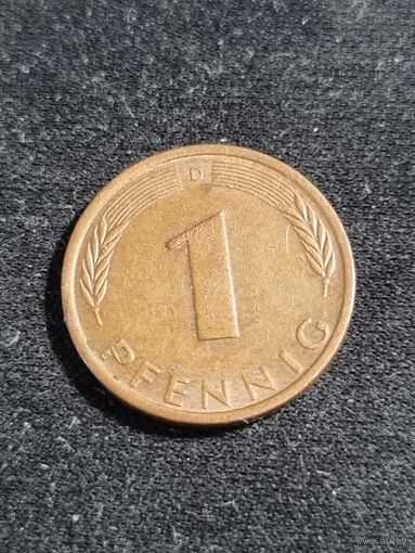 Германия 1 пфенниг 1971 D