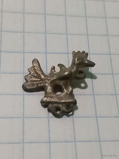 Амулет-серьга,серебро