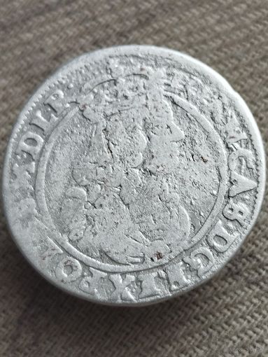 Распродажа -шесть грошей (шостак) 1663г.,Ян казимир,Речь Посполитая