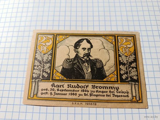 Германия 25 пфенингов  (6)