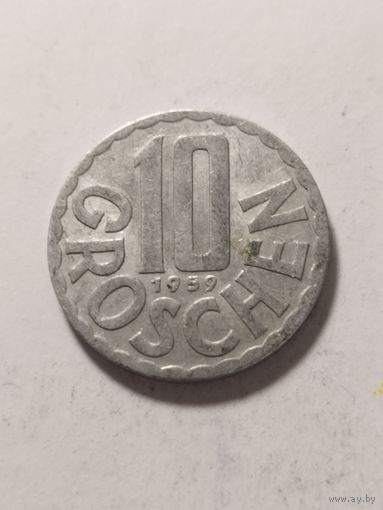 Австрия 10 грош 1959
